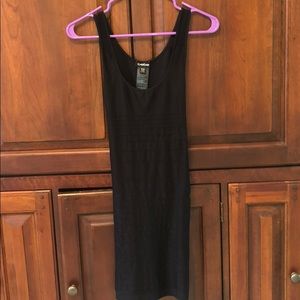 Black bebe bodycon mini dress